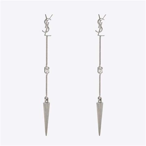 saint laurent spike ysl|ysl earrings.